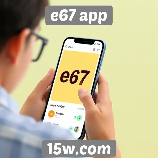 experiência de usuário no e67 app